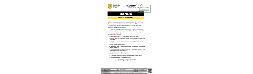 BANDO BOLSA AUX DOMICILIO