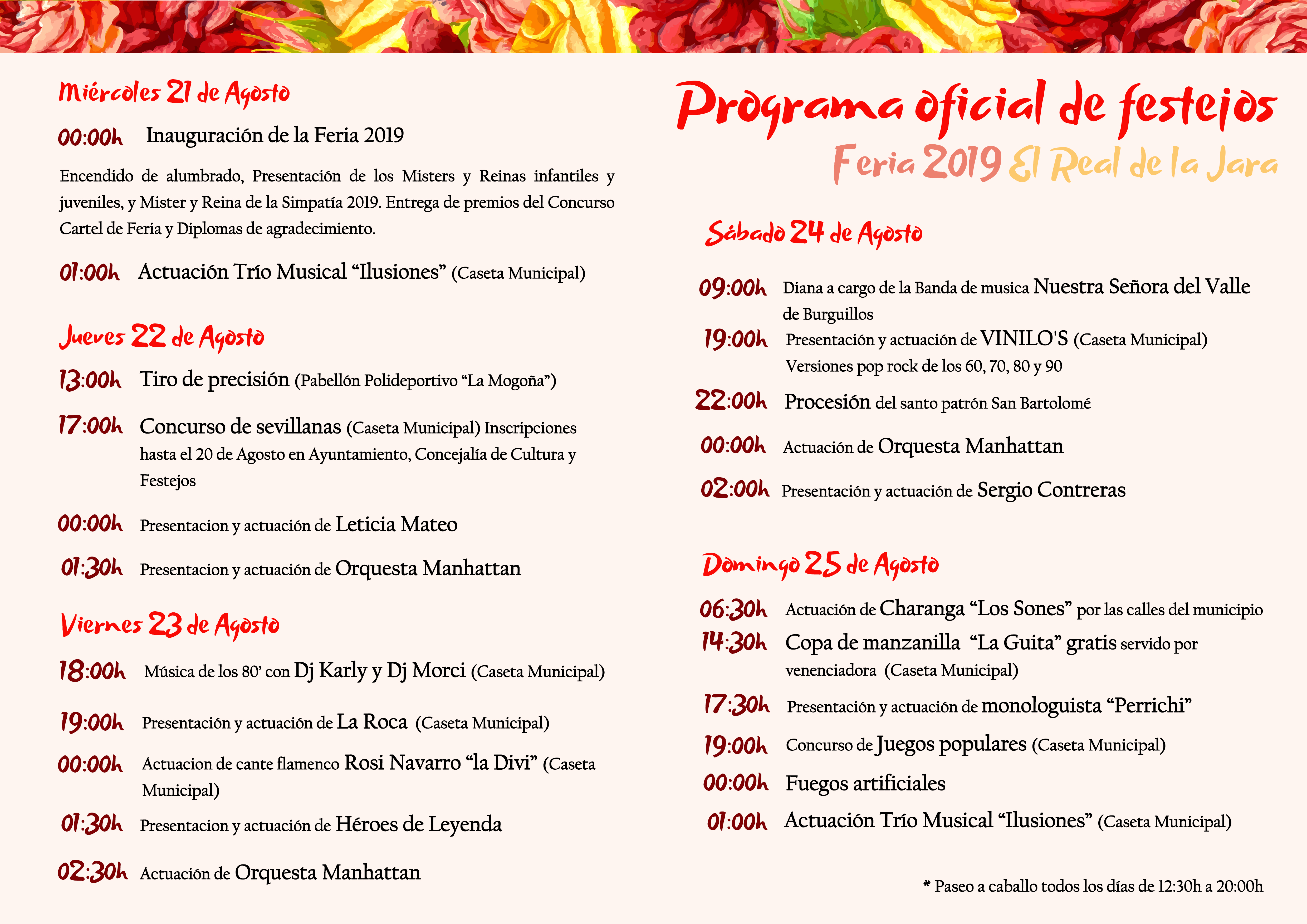 Programa Feria 2019