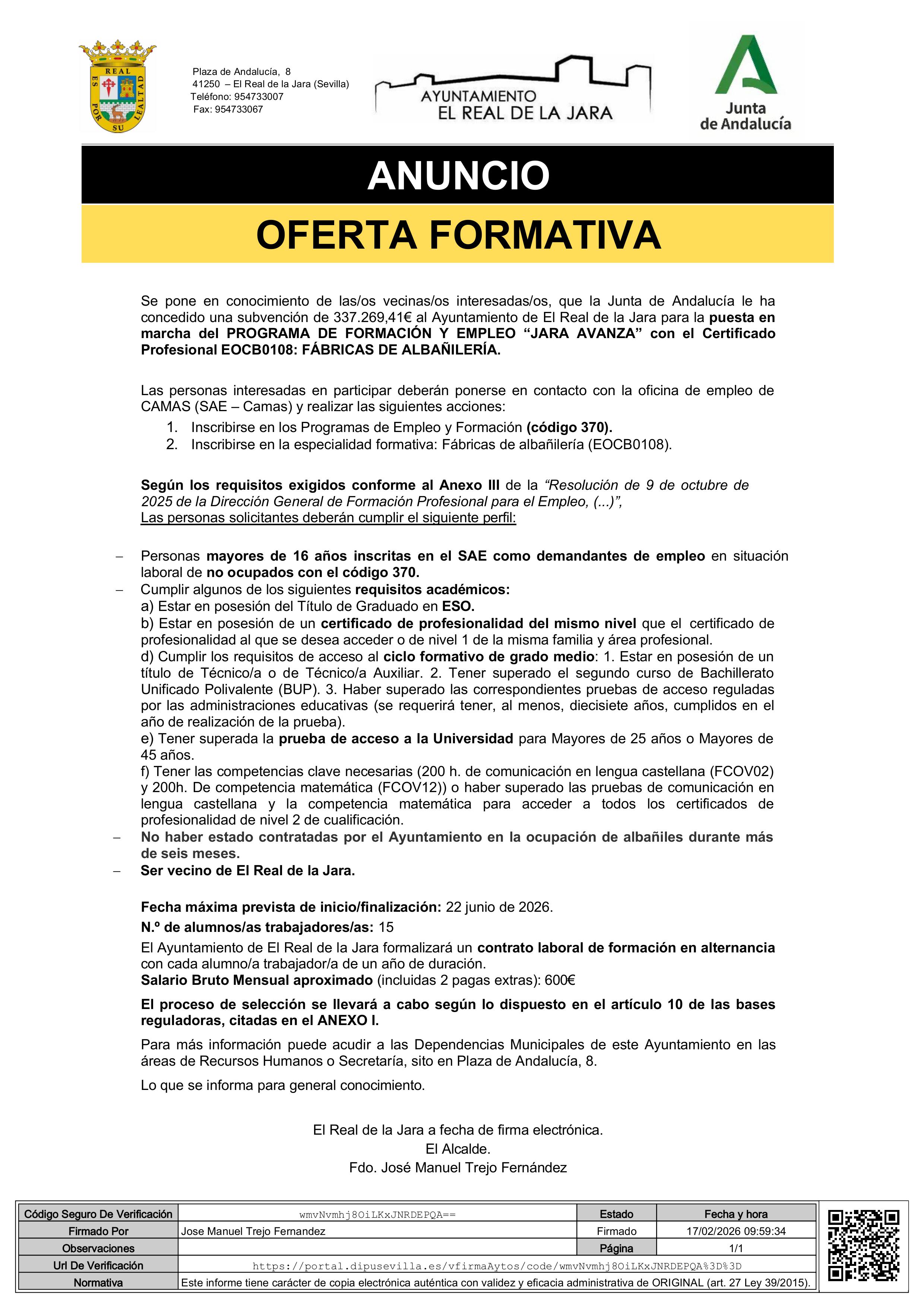 ANUNCIO PEF JARA AVANZA